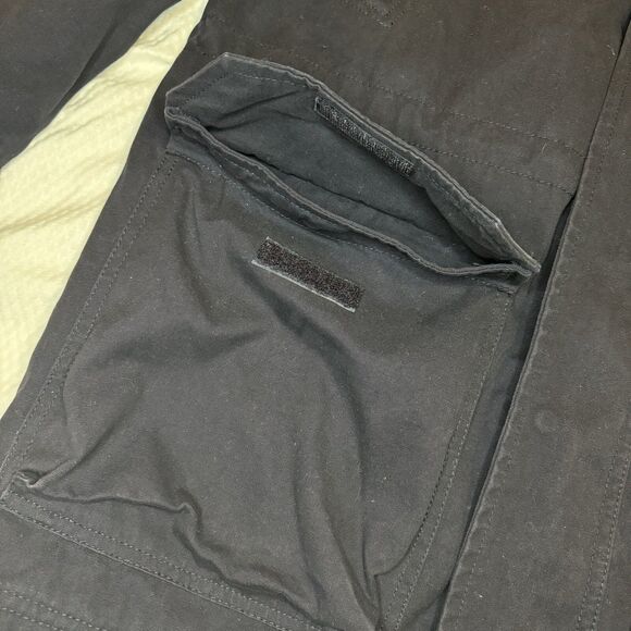 J.Crew Men’s Quilted Field Utility Jacket Navy Size Small Cotton Lined Barn Coat - Picture 4 of 16